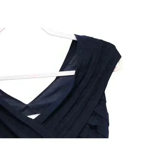 Joseph Ribkoff Dress Size 8 Ruffle Layered Stretch Career Party Cocktail Formal - Picture 6 of 12